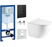 Conjunto marco empotrado Grohe Rapid SL 38539001, taza de inodoro Oltens Hamnes 42013000, 38964KF0, 45100000