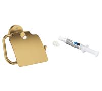Conjunto portarrollos de papel higiénico Grohe Start 41179GN0, pegamento Grohe QuickGlue 41127000