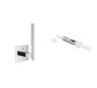 Conjunto portarrollos de papel higiénico Grohe Start Cube 40979000, pegamento Grohe QuickGlue 41127000