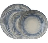 Conjunto Sambonet, 12 piezas, línea Arthur Krupp Stonew, color azul "Sunlight", referencia 67382AA2, código de producto 8014808500039