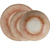Conjunto Sambonet de 12 piezas, línea Arthur Krupp Stonew, color rojo "Sunlight", referencia 67382BA2, código de barras 8014808500152