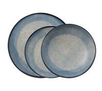 Conjunto Sambonet de 12 piezas, modelo Arthur Krupp Stonew, color grisáceo mate "Sea", referencia 67383AA2, código de barras 8014808500244