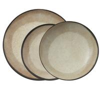 Conjunto Sambonet de 12 piezas, modelo Arthur Krupp Stonew, color: tono tierra mate, referencia: 67383BA2, código de barras: 8014808500329