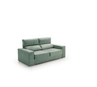 Conjunto sofas reclinable alice agua marina 2 + 3 plazas