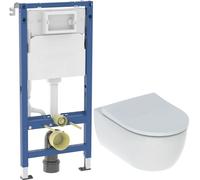 Conjunto taza de inodoro Geberit iCon 503.233.00.1, marco empotrado Geberit Duofix 111.170.00.2