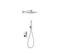 Conjunto termostático para ducha con 3 módulos con un diseño moderno de acabado cromado Madeira de Imex - Plateado / Latón / Imex