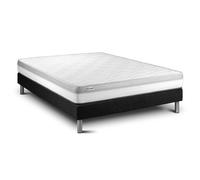 Conjunto VITAL RELAX 160 x 200 cm somier Kit negro Black 160x200 cm
