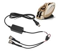 Conmutación de sillón reclinable con cabezal recto de 2 botones, enchufe de 5 pines, reemplazo del controlador de silla elevadora de sofá eléctrico