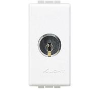 Conmutador 16A con llave1 móduloBTICINO Livinglight N4022Blanco