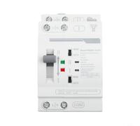 Conmutador automático de doble corriente para ATS, 2P 63 A, 220 V, interruptor de transferencia eléctrico para generador, carcasa ignífuga, alimentación fiable en caso de falla, blanco (A)
