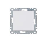 Conmutador blanco polar Hager Lumina - WL0020