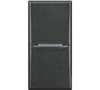 Conmutador cruce estrecho Axial Bticino Axolute HS4004 Antracita 1 modulo