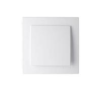 Conmutador cruzamiento blanco empotrado, compatible con serie 8000, ideal para controlar circuitos eléctricos y optimizar instalaciones.