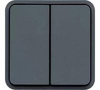 Conmutador DOBLE Componible estanco HAGER Cubyko WNA040 IP55