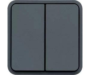 Conmutador DOBLE Componible estanco HAGER Cubyko WNA040 IP55