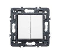 Conmutador doble Legrand 741245 serie Valena Next color blanco