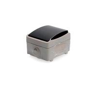 Conmutador Estanco IP54, Interruptor de Seguridad, Resistente al Agua; Ideal para Instalaciones Exteriores y Ambientes Húmedos.