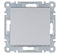 Conmutador Hager Lumina Intense WL0022 color Plata