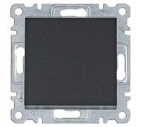 Conmutador Hager Lumina Intense WL0023 color Negro