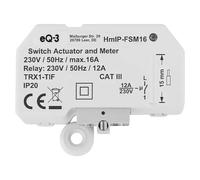 Homematic IP Actuador de conmutación y medición 16A empotrable HmIP-FSM16