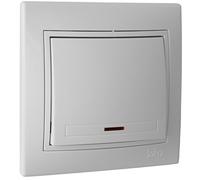 CONMUTADOR/Interruptor Luminoso 10AX 250V S.Europa SOLERA