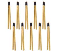 CONNECTION 10 Piezas Pinzas de Bambú 18 x 1.1cm Pinzas para Tostadora con Cuerda Pinzas de Cocina de Bambú Reutilizable Pinzas de Madera Tostadas para Pan Cocinar Fruta Pepinillos Barbacoa Taza de Té