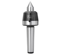 Cono de centro vivo MT4, herramienta para torno de alta velocidad con una precisión de 0,000197 pulgadas, rodamientos de doble hilera para mecanizado CNC a 5.000-6.000 rpm, husillo