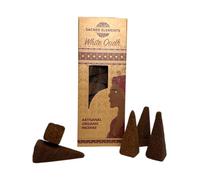 Conos de Incienso White Oudh Sacred Elements HEM - Cajita con 10 Conos Artesanos Grandes de Incienso - HOSTENATURA