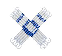 Conos De Tráfico Biela For Cono De Tráfico De 1,2-2 M Biela Reflectante For Conos De Aparcamiento De Plástico (10 Pcs)(White and blue,10Pcs)