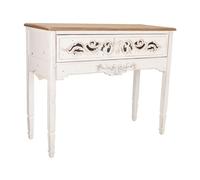 Consola de madera con 1 cajón