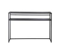 Consola de metal negro l112 cm - olli 81 cm