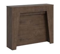 Consola extensible de 90x25/211 cm, color "Anea Noce"
