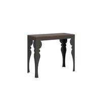 Consola extensible 90x40/196 cm Paxon Small Evolution Estructura Nogal Antracita - Itamoby