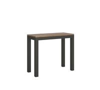 Consola extensible 90x40/300 cm Everyday Evolution Estructura Roble Nature Antracita - Itamoby