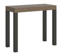 Consola Extensible 90x40/300 Cm Everyday Gris Paloma Estructura Antracita