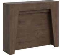 Consola extensible de 90x25/211 cm, color "Anea Noce"