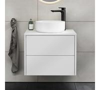Consola para lavabo de 60 cm con 2 cajones