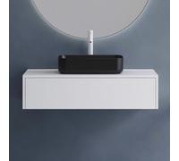 Consola para lavabo de estilo Art Deco, de 100 cm de ancho, con 1 cajón