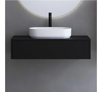 Consola para lavabo de estilo Art Deco, de 100 cm de ancho, con 1 cajón