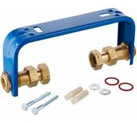 Consola para medidores de agua con ajuste regulable. Dispositivo de alivio de tensión para conexiones de 3/4" BSP