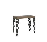 Consolle allungabile 90x40/196 cm Karamay Small Tortora telaio Antracite