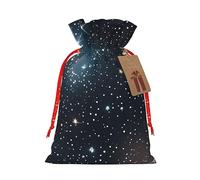 Constellation Star Clusters Galaxies Delicadas Bolsas de regalo de tela con cordón - encantadora bolsa de regalo de vacaciones para celebraciones