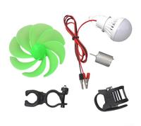 Construye tu propio generador de energía Mini motor de turbina eólica Kit DIY con cuchilla