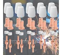 Consumibles Plasma Cortador Boquilla de Corte Parkside Consumibles Cortadora de Plasma Antorcha Cortadora Electrodo CUT-30, 40, 50 LG-40, PT-31