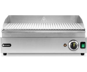 Contact grill – Parrilla eléctrica – Sandwichera – Tostadora – Plancha grande con superficie acanalada – Potencia de 2400W
