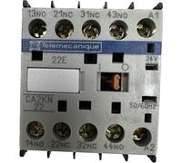 Schneider Electric CA2KN22B7 Relé de Control TeSys CA2-K, 2 NA + 2 NF, Instantáneo, 10 A, 24 V CA