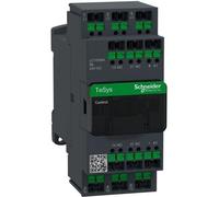 Contactador Schneider LC1D, modelo LC1D09ABL, 3 polos + 1 contacto auxiliar + 1 contacto normalmente abierto, potencia de 4 kW, 9 A, 400 VAC, bobina de 24 VDC