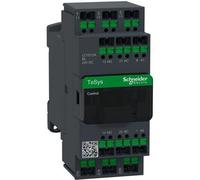 Contactador Schneider LC1D, modelo LC1D12ABL, 3 polos + 1 contacto auxiliar normalmente abierto + 1 contacto auxiliar normalmente cerrado, 5,5 kW, 12 A, 400 VAC, bobina