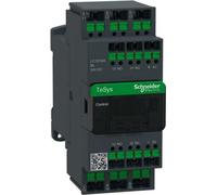 Contactador Schneider LC1D, modelo LC1D18ABL, 3 polos + 1 contacto auxiliar normalmente abierto + 1 contacto auxiliar normalmente cerrado, 7,5 kW, 18 A, 400 VAC, bobina