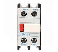 Contacto Auxiliar para Contactor AC, F4-11 1NO/1NC | Módulo de contactos auxiliares, Enclavamientos eléctricos, Señalización de estado, Cuadros de distribución